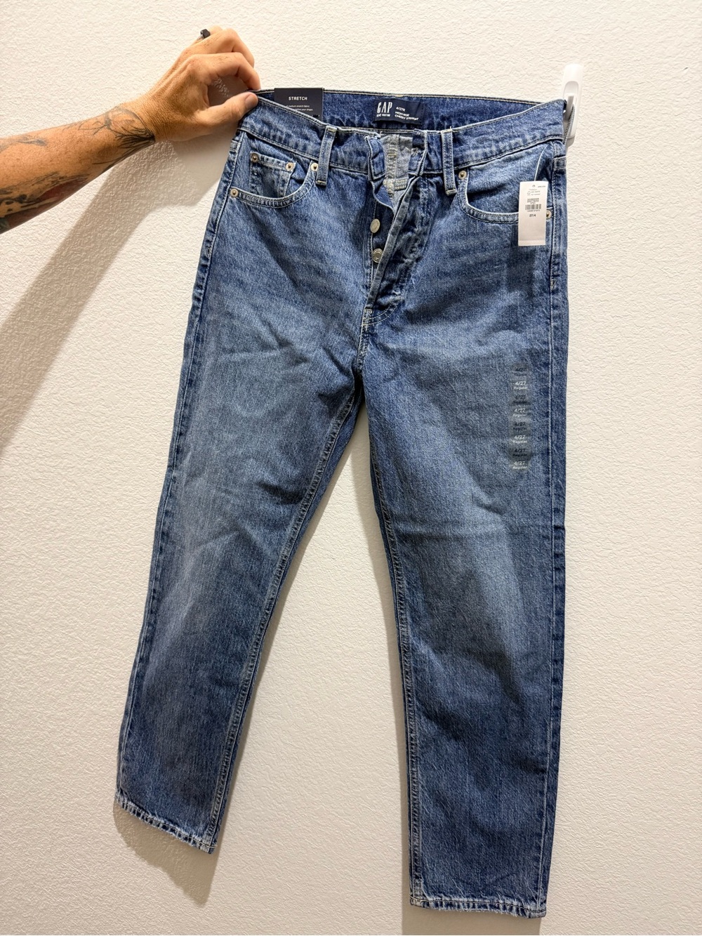GAP Women's Relaxed Medium Blue Denim Jeans